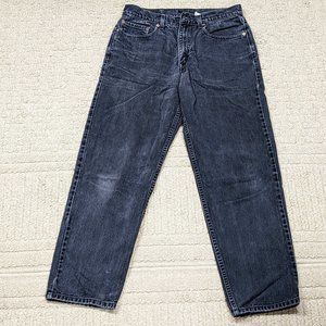 Levi’s 550 Black Jeans Size W34 L32 Relaxed Fit